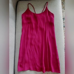 Magenta Forever 21 Slip Dress